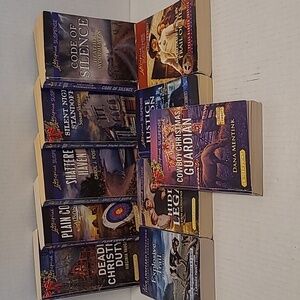 10 Large Print Love Inspired Suspense Inspirational Romance Paperback Books